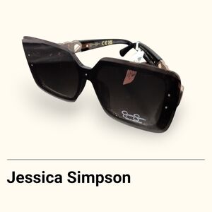 Jessica Simpson Elegant Black Sunglasses
